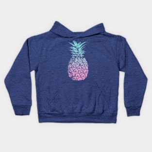 Black Pineapple Gradient Kids Hoodie